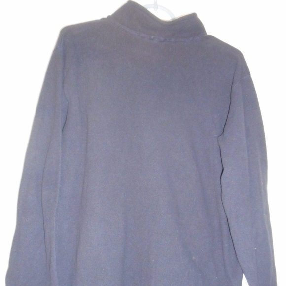 Lands' End henley fleece Pullover top - Picture 6 of 6